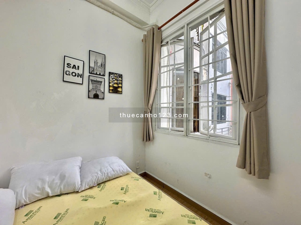 Căn hộ cho thuê Q1 2PN - 50m2 tại trung tâm quận 1 đường Mạc Đỉnh Chi gần ĐH Xã Hội và Nhân Văn