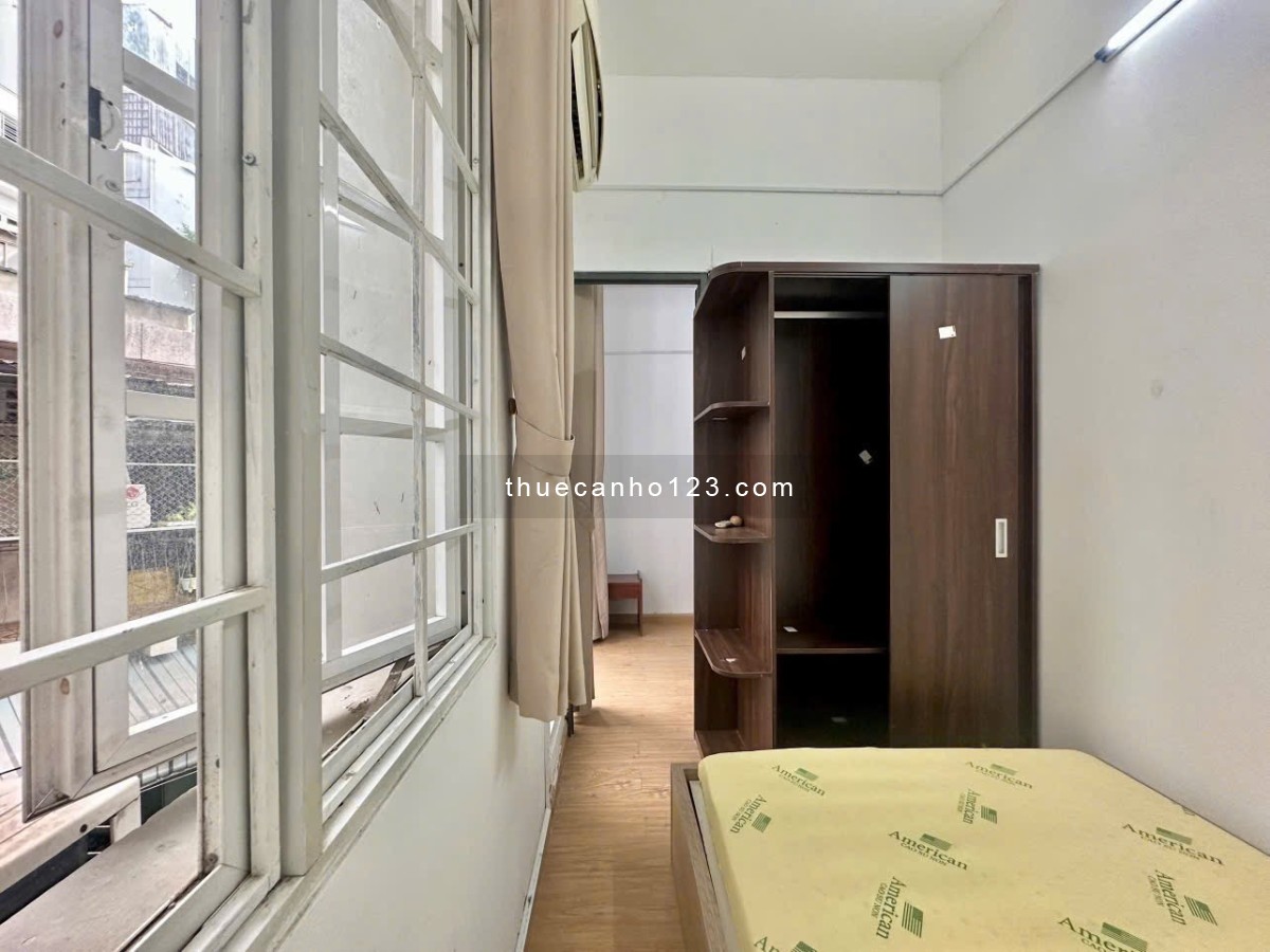 Căn hộ cho thuê Q1 2PN - 50m2 tại trung tâm quận 1 đường Mạc Đỉnh Chi gần ĐH Xã Hội và Nhân Văn