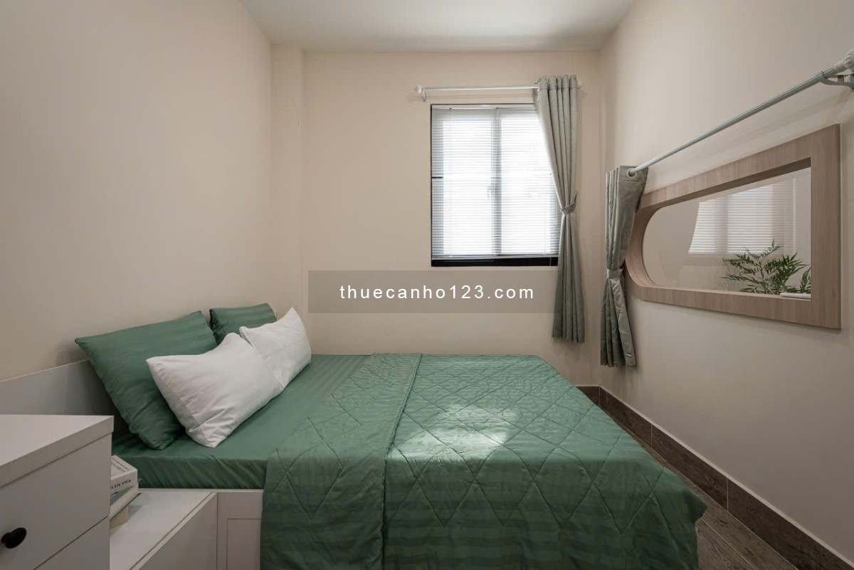 Căn Hộ 1 Phòng Ngủ Full Nội Thất, Thoáng Mát, Thang Máy, Giặt Riêng. Ngay Ngã Tư Hàng Xanh.