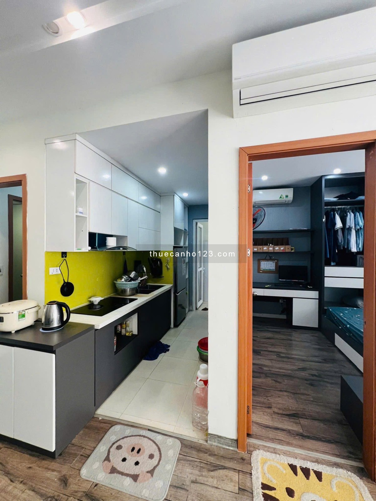 Nhà vừa làm lại, Căn hộ Idico, 75m2, Lũy Bán Bích, TP, 9tr7/th, Ở liền.