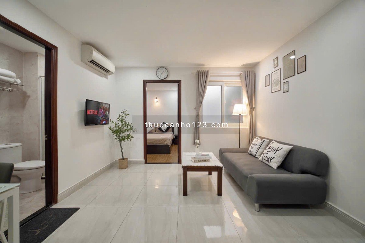 Cho thuê căn hộ 1PN trung tâm Tân Bình, gần sân bay & Etown