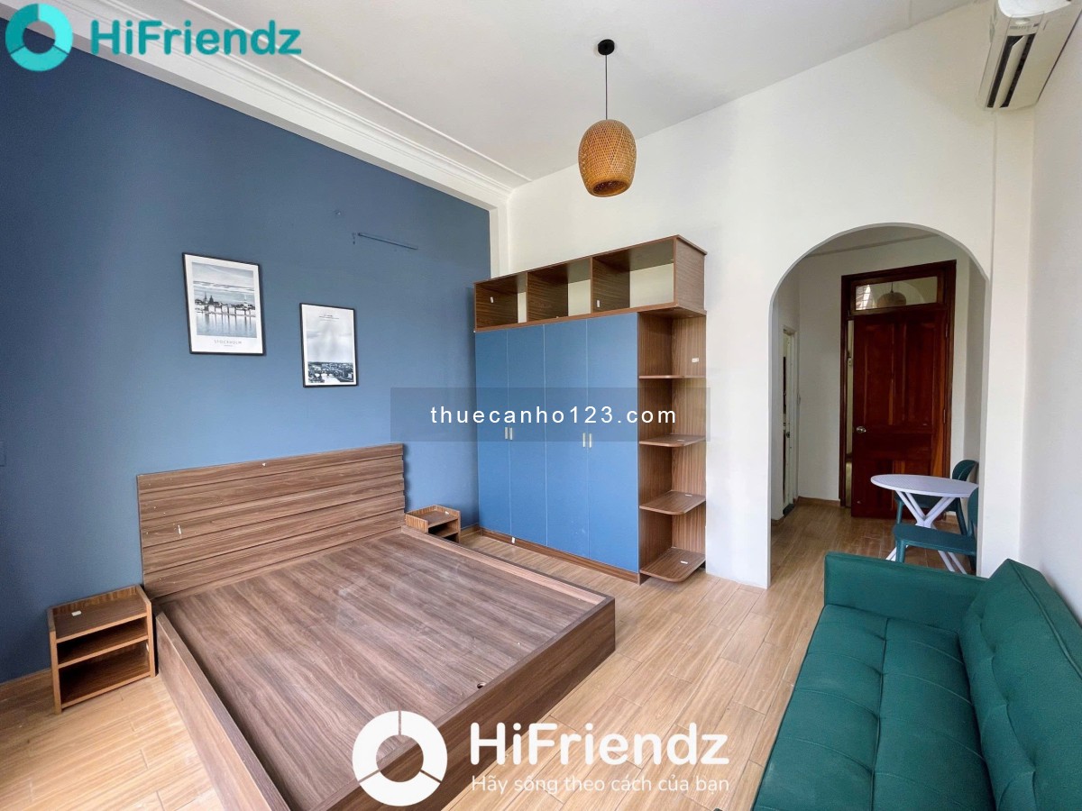 Cho thuê căn hộ Studio Ban công, Máy giặt riêng Q4 gần ĐH Luật, ĐH Nguyễn Tất Thành, Cầu Ông Lãnh