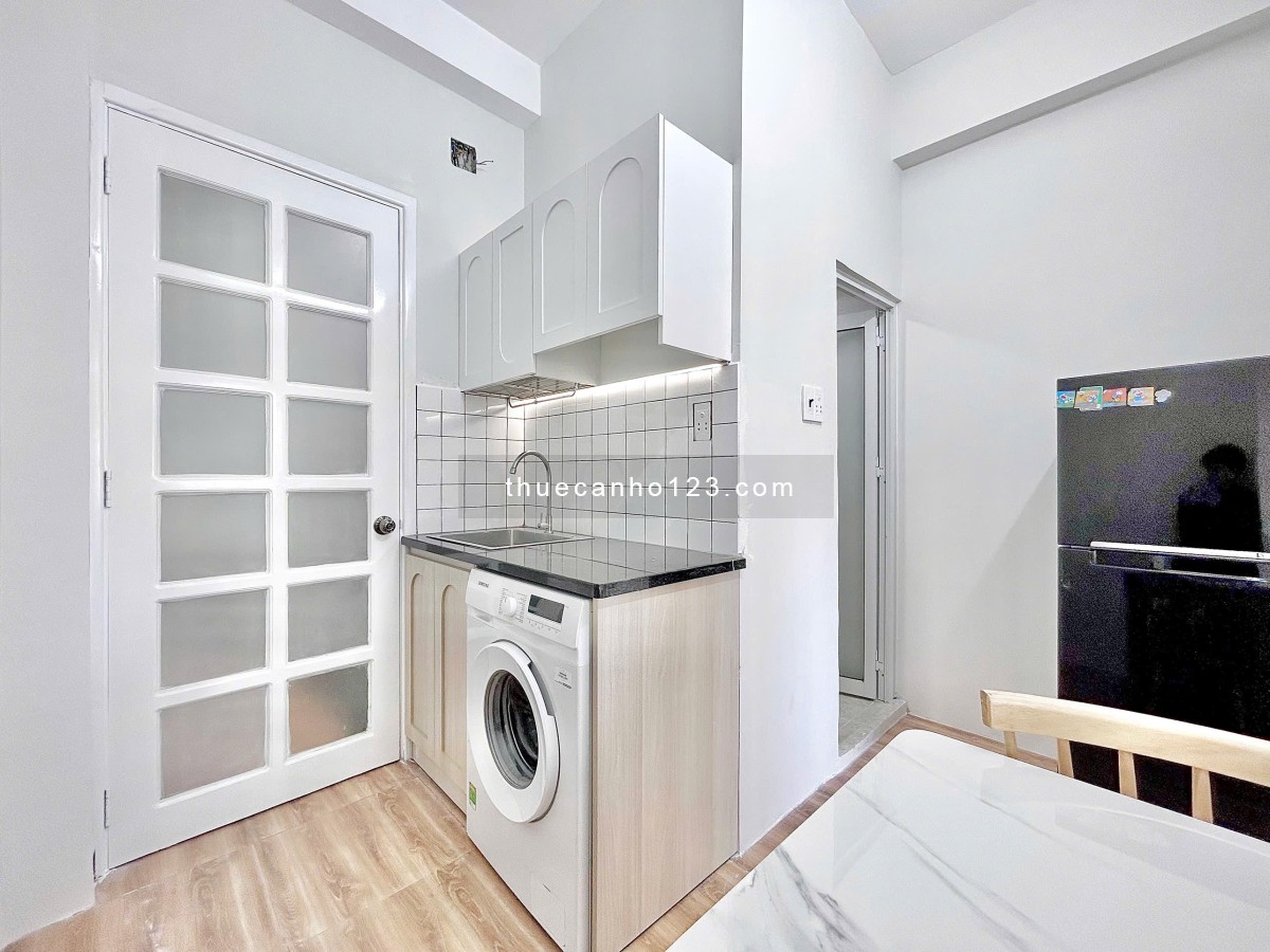 Khai trương CHDV 1PN ban công, cửa sổ siêu đẹp, máy giặt riêng siêu đẹp