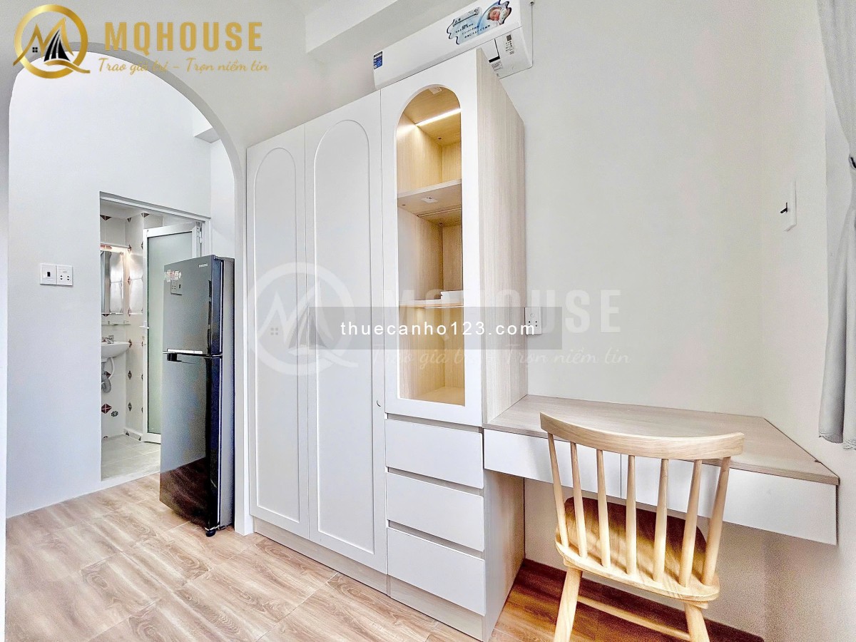 Khai trương CHDV 1PN ban công, cửa sổ siêu đẹp, máy giặt riêng siêu đẹp