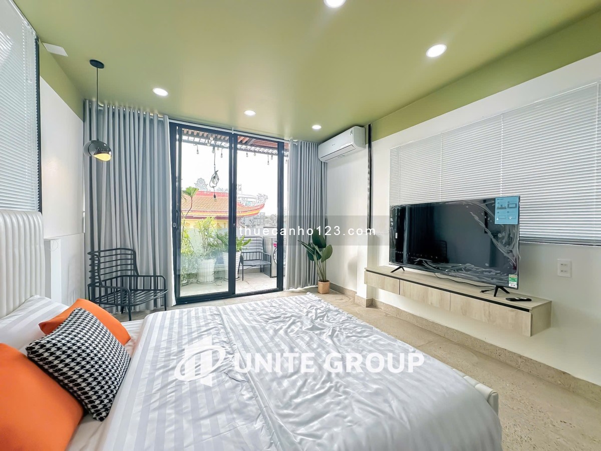 Căn hộ dịch vụ studio tách bếp, Phú Nhuận