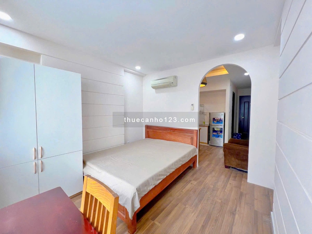 Căn hộ 1pn rộng 40m2 cửa sổ lớn ngay trung tâm quận tân bình gần ga t3 cv hoàng văn thụ khu k300