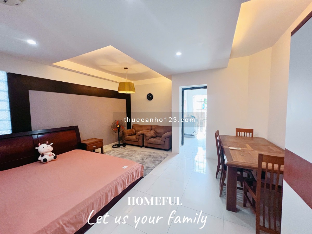 Căn hộ 1pn rộng 40m2 cửa sổ lớn ngay trung tâm quận tân bình gần ga t3 cv hoàng văn thụ khu k300