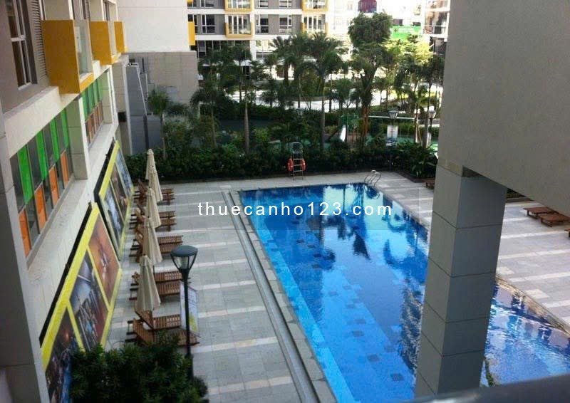 Cho thuê Saigon Aiport plaza Tân Bình với 95m2, 2PN, 2WC, Nội thất cao cấp, nhà đẹp ở liền.