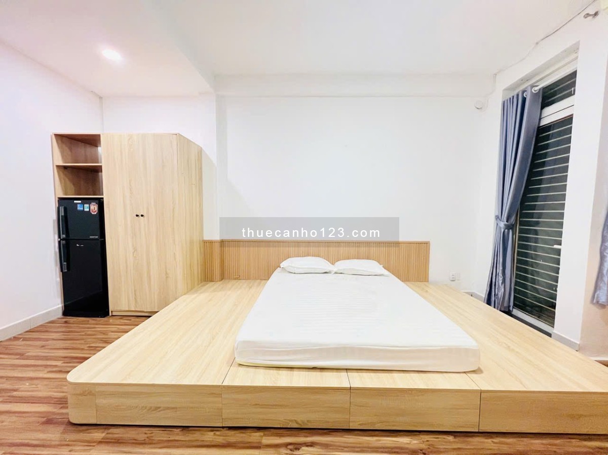 Cho thuê căn hộ Studio Ban công Q4 gần ĐH Luật, ĐH Nguyễn Tất Thành, Cầu Ông Lãnh, cầu Calmette