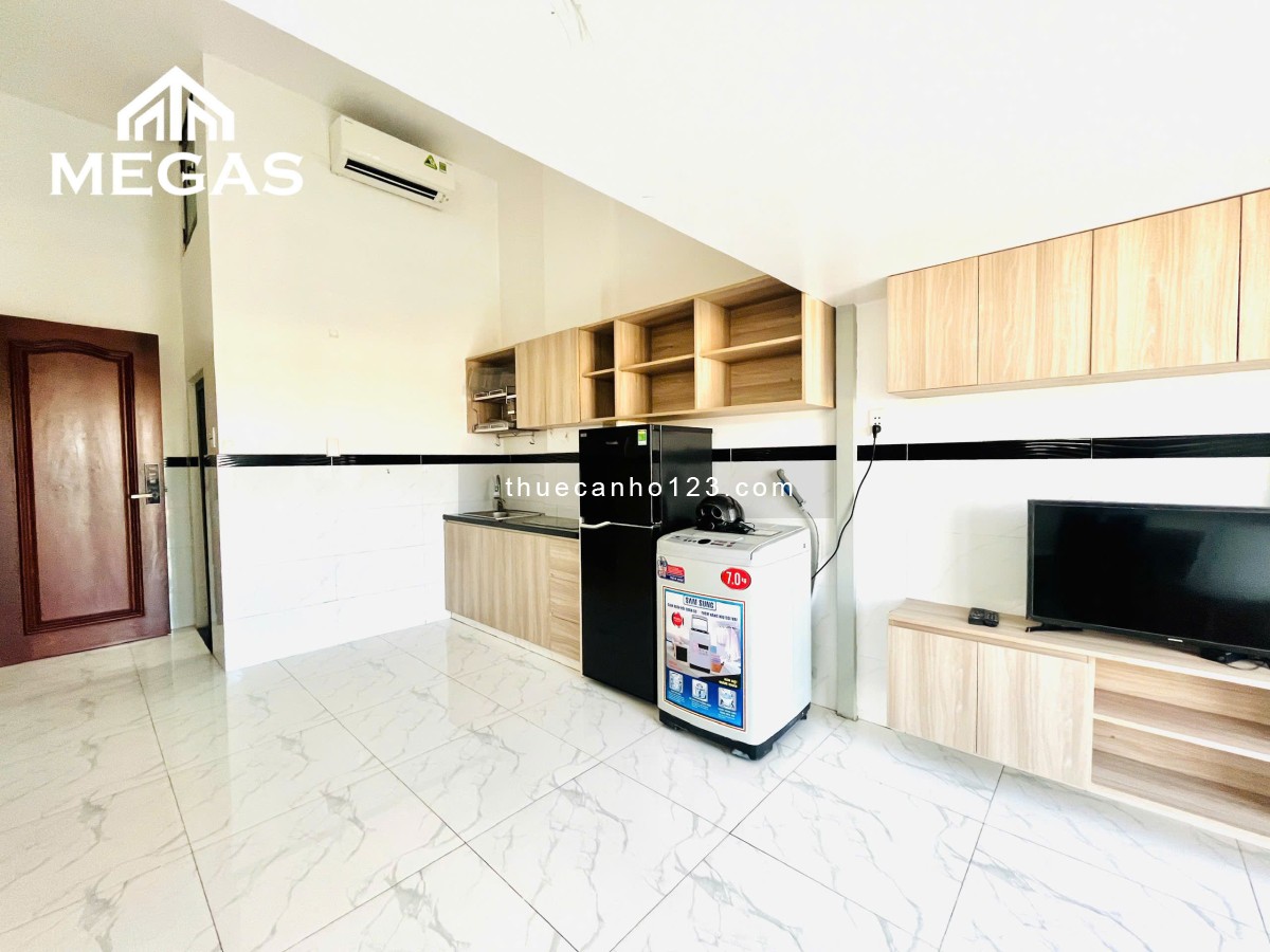 Căn Hộ Duplex Gác Cao 1m7 - Full Nội Thất - Tiện Nghi - ngay Công viên phần mềm Quang Trung