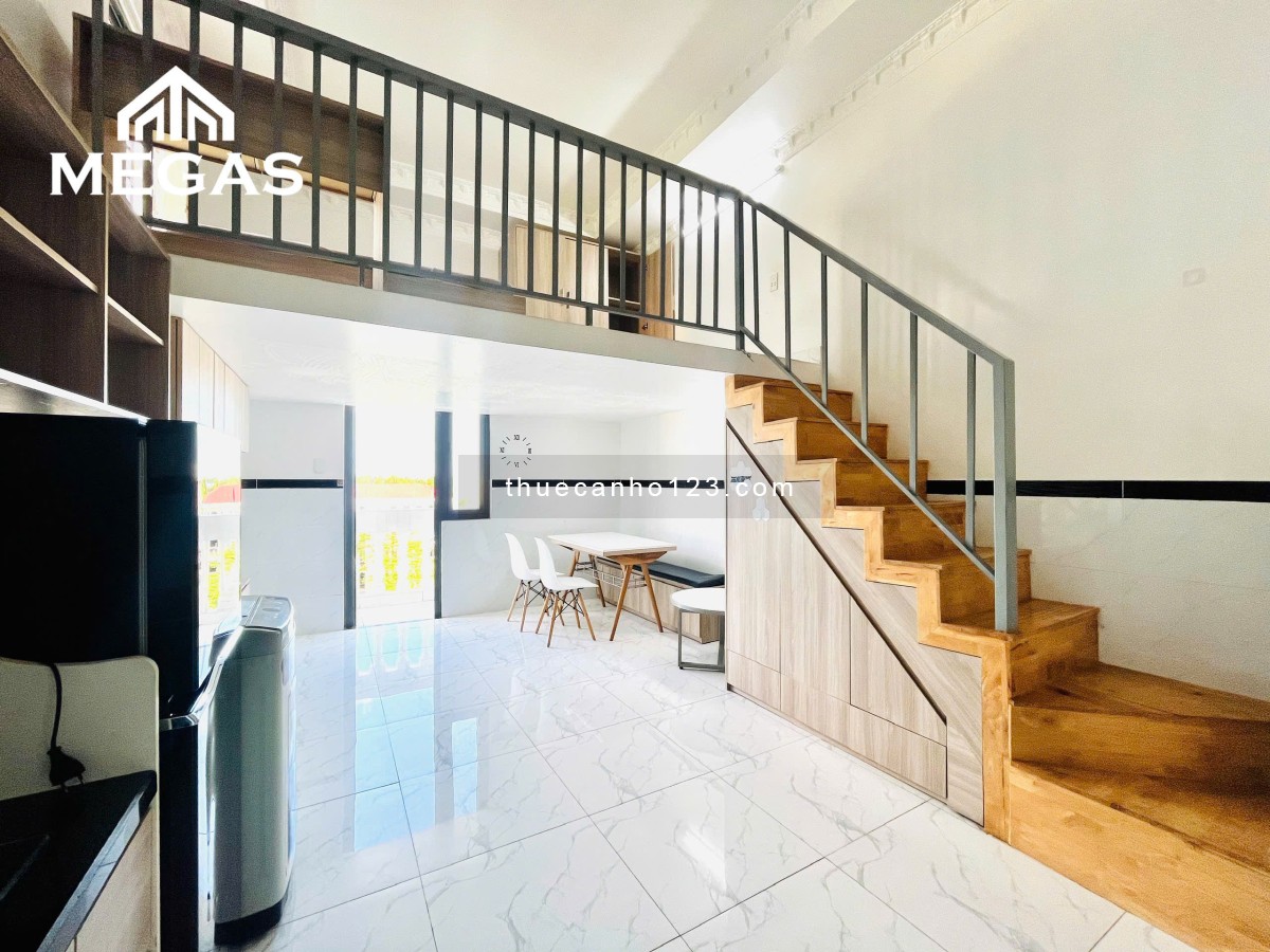 Căn Hộ Duplex Gác Cao 1m7 - Full Nội Thất - Tiện Nghi - ngay Công viên phần mềm Quang Trung