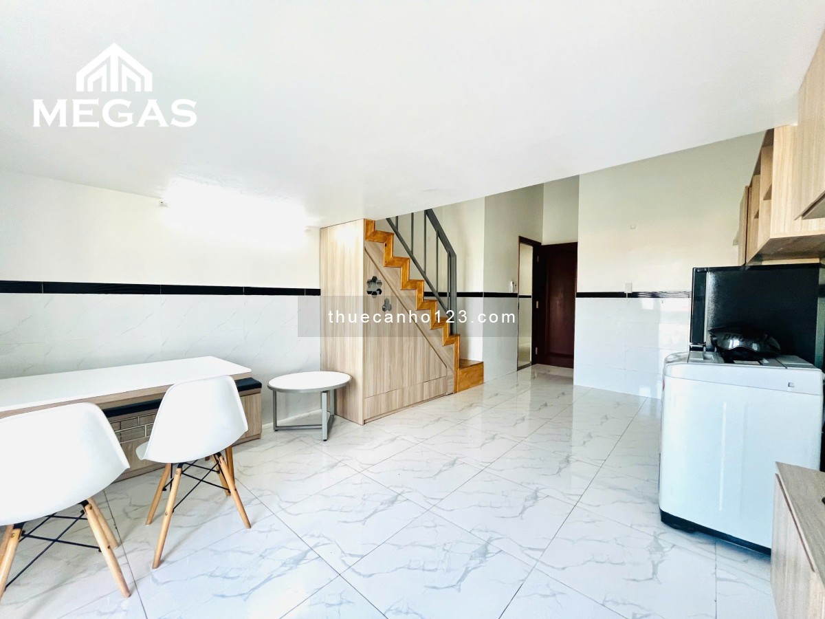 Căn Hộ Duplex Gác Cao 1m7 - Full Nội Thất - Tiện Nghi - ngay Công viên phần mềm Quang Trung
