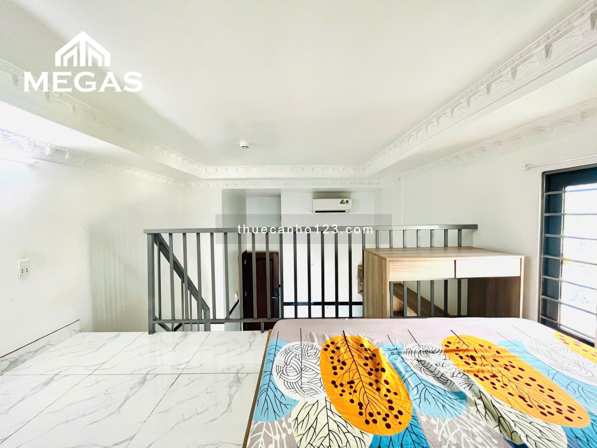 Căn Hộ Duplex Gác Cao 1m7 - Full Nội Thất - Tiện Nghi - ngay Công viên phần mềm Quang Trung