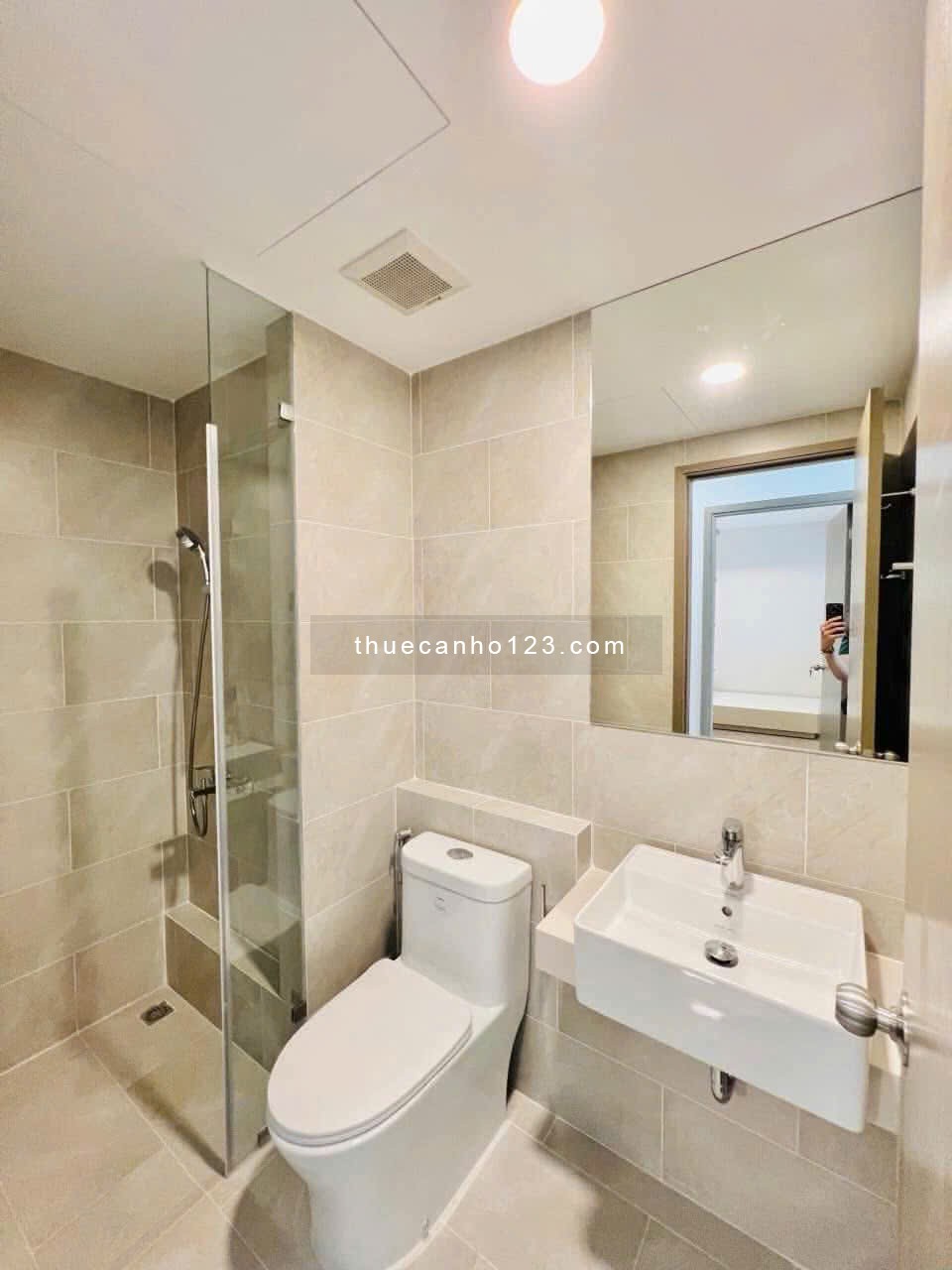 Chung cư Satra, Phan Đăng Lưu, PN: 90m2, 2p ngủ, nhà mới, 16triệu, full NT