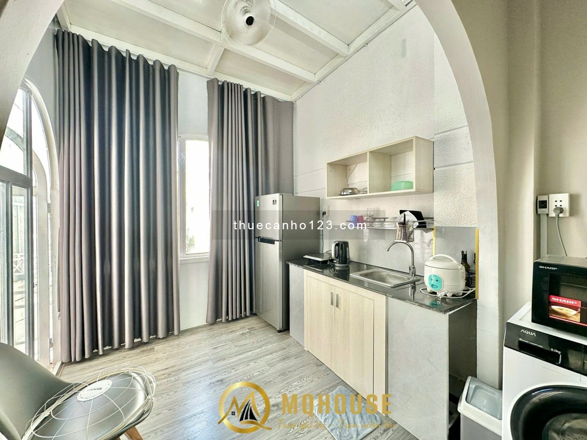 Căn Hộ Trung Tâm Gần Lê Duẩn Limtower Nhà Thờ Đức Bà _ 1 Phòng Ngủ 55m2 Ban Công Máy Giặt Riêng