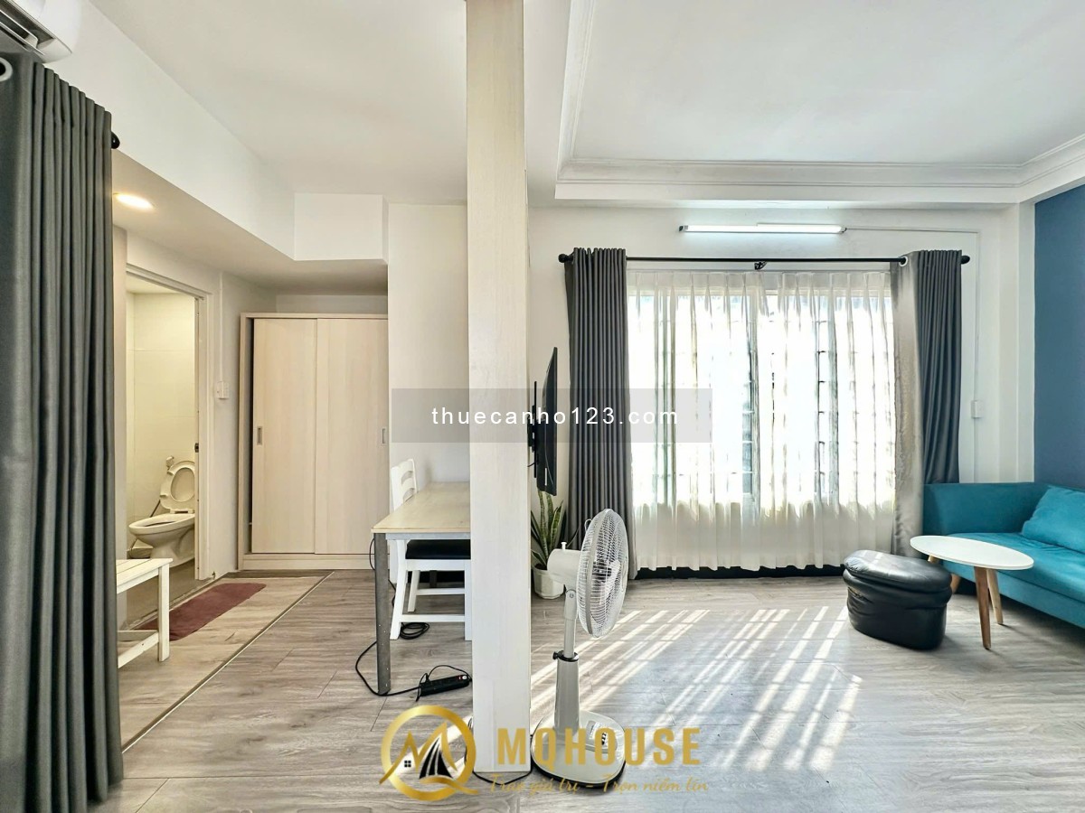 Căn Hộ Trung Tâm Gần Lê Duẩn Limtower Nhà Thờ Đức Bà _ 1 Phòng Ngủ 55m2 Ban Công Máy Giặt Riêng