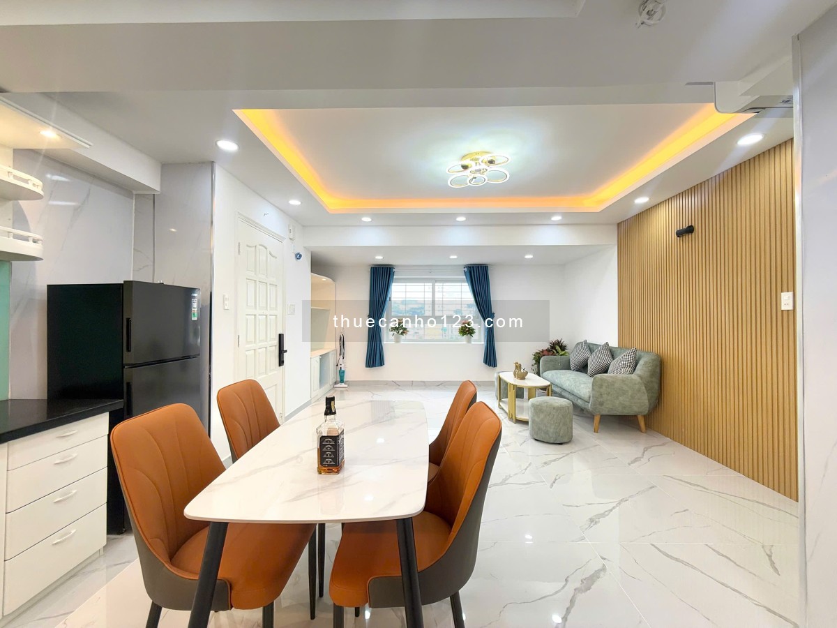 Cho Thuê Căn Hộ 2PN ~70m2 Nội Thất Mới 100% Giáp Quận 1, Gần Phan Xích Long Công Viên Lê Văn Tám