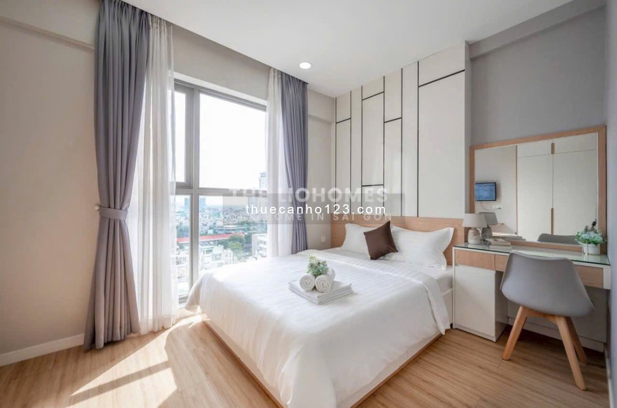 Cho thuê căn hộ Masteri Millennium Quận 4, 2PN – 2WC, 72m2,