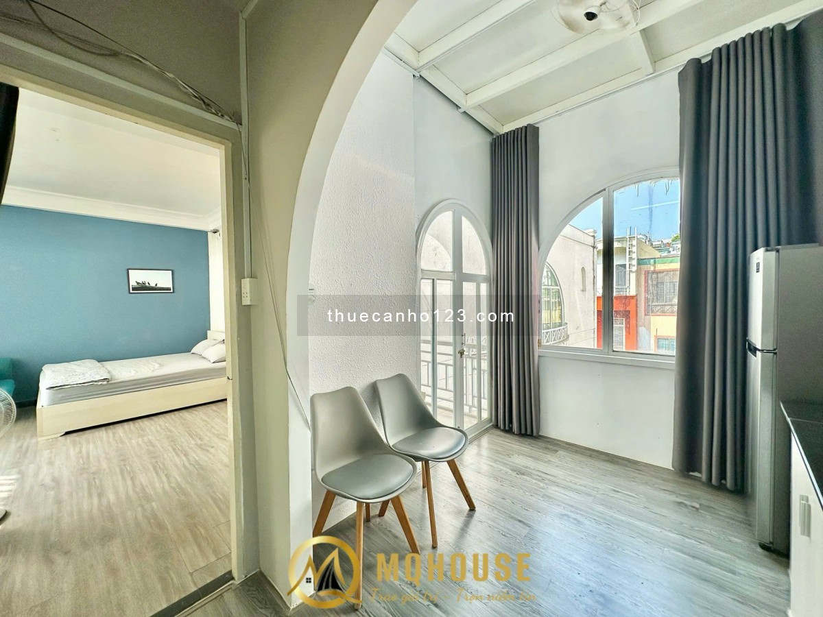 Căn Hộ Trung Tâm Gần Lê Duẩn Limtower Nhà Thờ Đức Bà _ 1 Phòng Ngủ 55m2 Ban Công Máy Giặt Riêng