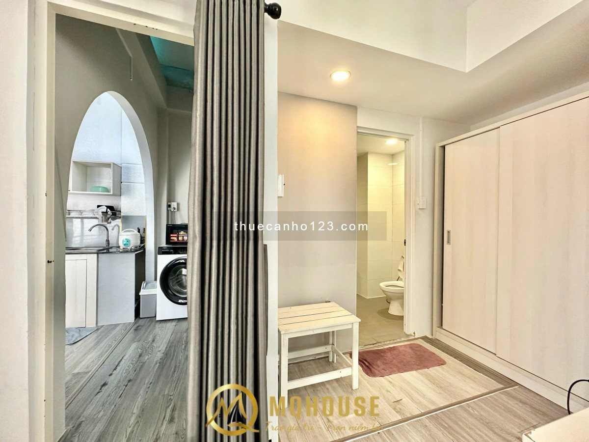 Căn Hộ Trung Tâm Gần Lê Duẩn Limtower Nhà Thờ Đức Bà _ 1 Phòng Ngủ 55m2 Ban Công Máy Giặt Riêng