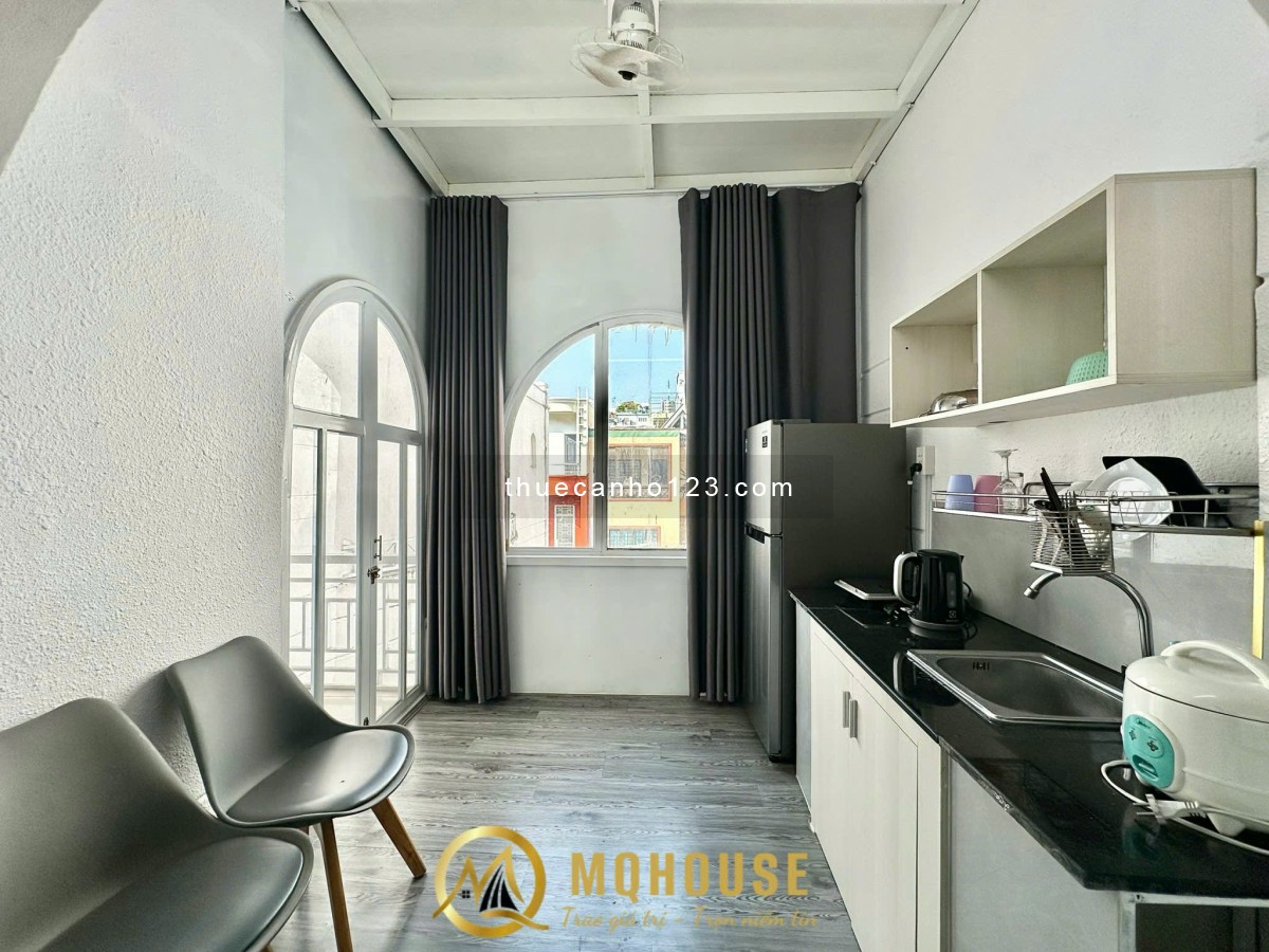 Căn Hộ Trung Tâm Gần Lê Duẩn Limtower Nhà Thờ Đức Bà _ 1 Phòng Ngủ 55m2 Ban Công Máy Giặt Riêng