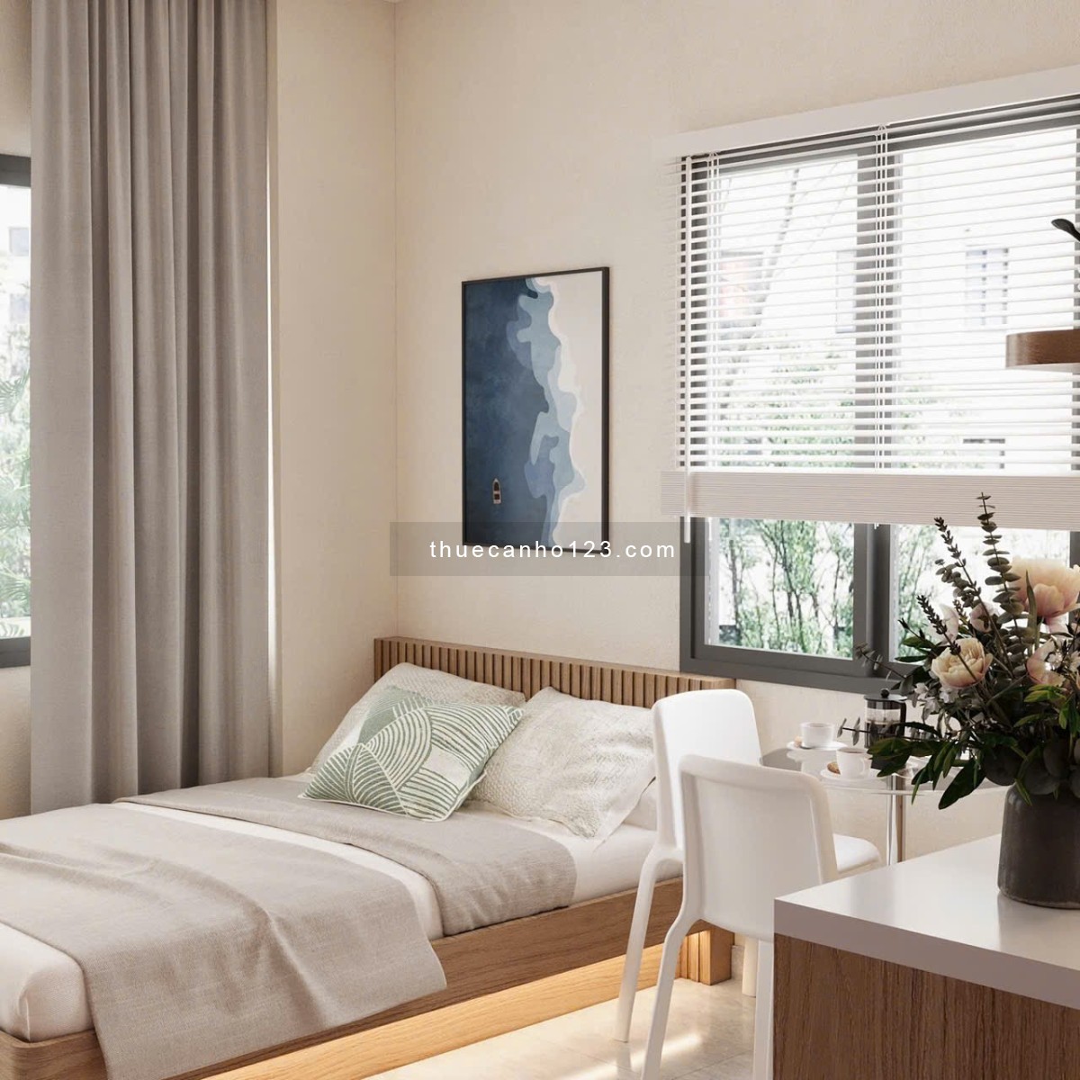 KHAI TRƯƠNG CĂN HỘ MỚI – FULL NỘI THẤT CAO CẤP Ban công – Cửa sổ thoáng sáng – Máy giặt riêng - QTB