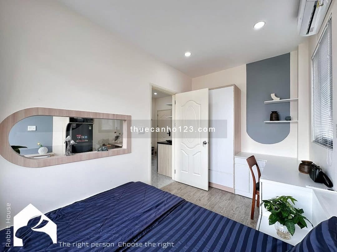Khai trương căn hộ 1 phòng ngủ riêng, ban công 45m² – E-Town Cộng Hòa, toàn bộ nội thất mới 100%.