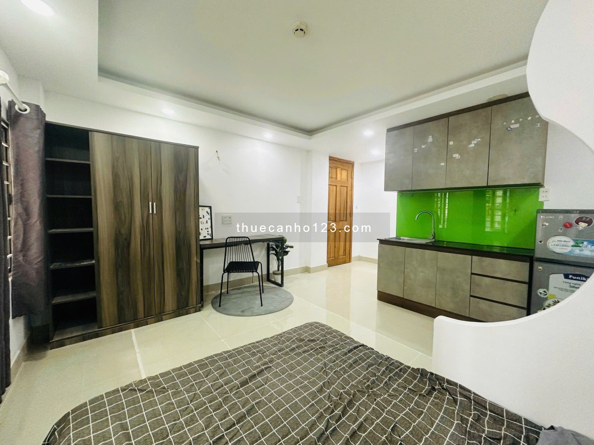 Căn hộ studio full nội thất trung tâm quận Tân Bình gần công viên Lê Thị Riêng bệnh viện Thống Nhất