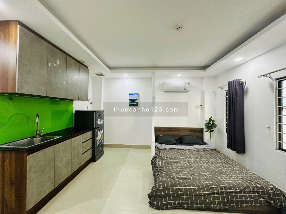 Căn hộ studio full nội thất trung tâm quận Tân Bình gần công viên Lê Thị Riêng bệnh viện Thống Nhất