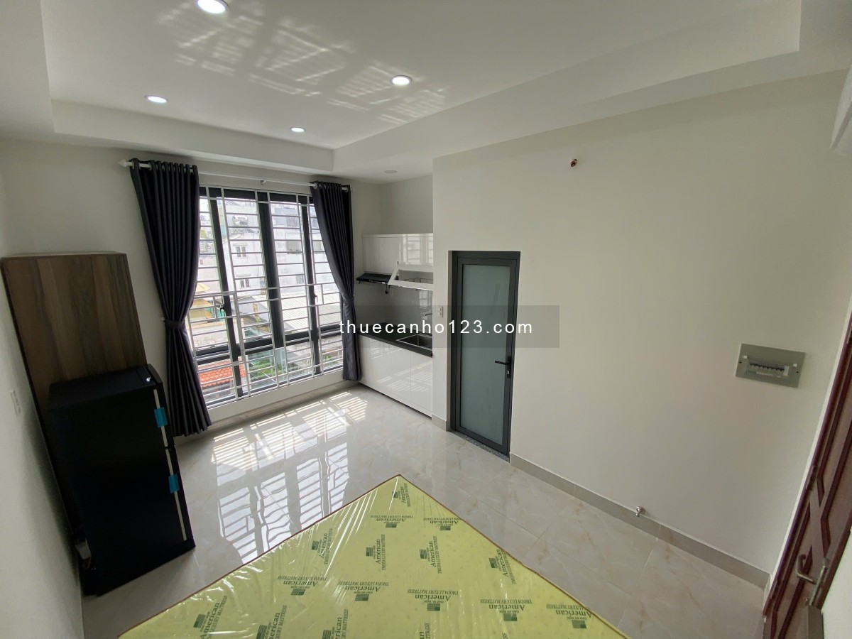 Cho thuê căn hộ Studio Cửa sổ thoáng Q1 gần Ngã Năm Cống Quỳnh, công viên 23 tháng 9, chợ Thái Bình