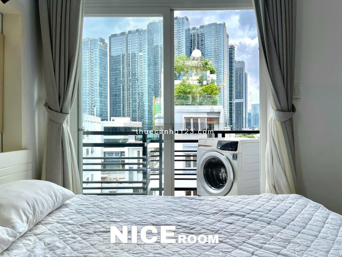 Cho thuê chdv 40m² Full nội thất có ban công ở Q. Phú Nhuận gần nhã tư Phú Nhuận