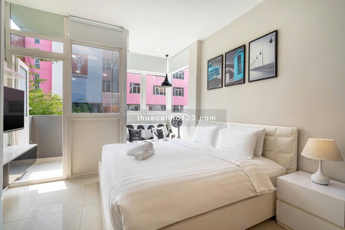 Căn Hộ Trung Tâm Đối Diện THE ADORA DYNASTY 40m2 Balcony/Cửa Sổ Gần Bùi Viện Chợ Bến Thành