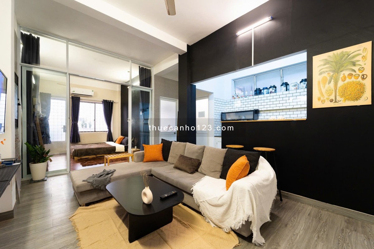 Căn Hộ Chung Cư Quận 1,2PN 60m2 Full Nội Thất,Bùi Viện,PullMan,Takashimaya,Nguyễn Huệ, Smart View