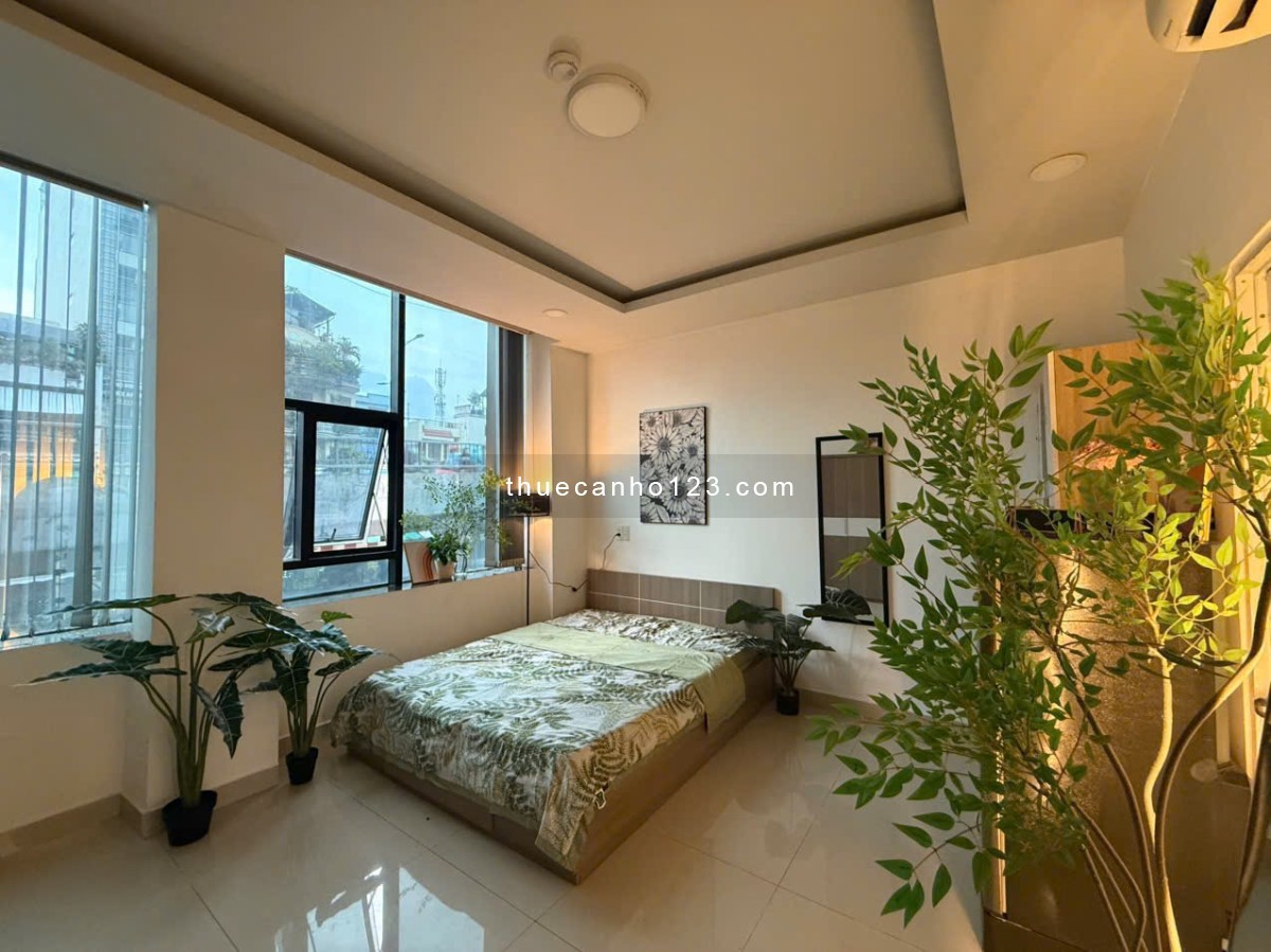 Căn hộ full nội thất Studio cửa sổ trời giáp Q4 , Q1 tại khu vực Quận 7