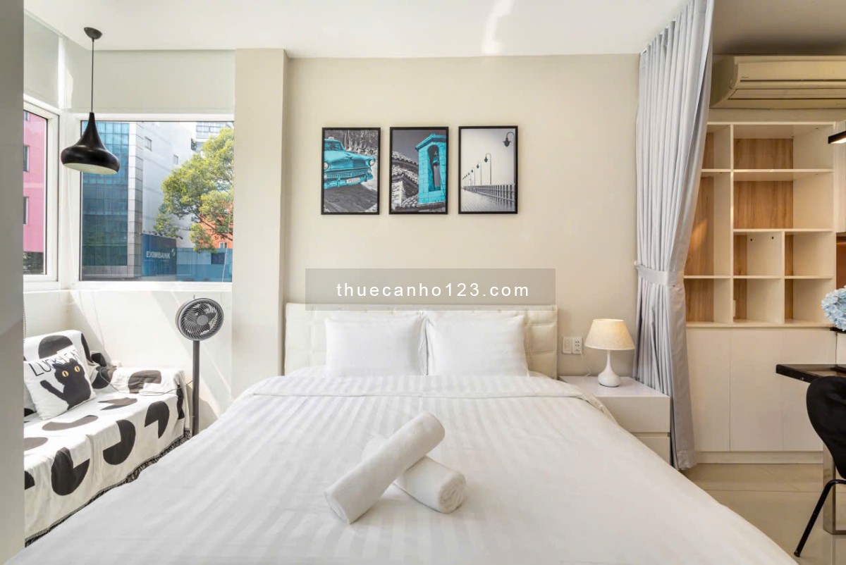 Căn Hộ Trung Tâm Đối Diện THE ADORA DYNASTY 40m2 Balcony/Cửa Sổ Gần Bùi Viện Chợ Bến Thành