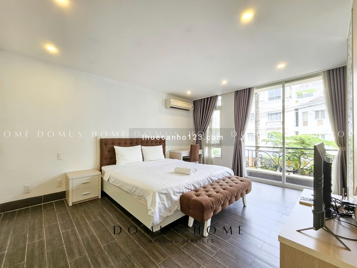 Căn hộ full nội thất Studio cửa sổ trời giáp Q4 , Q1 tại khu vực Quận 7