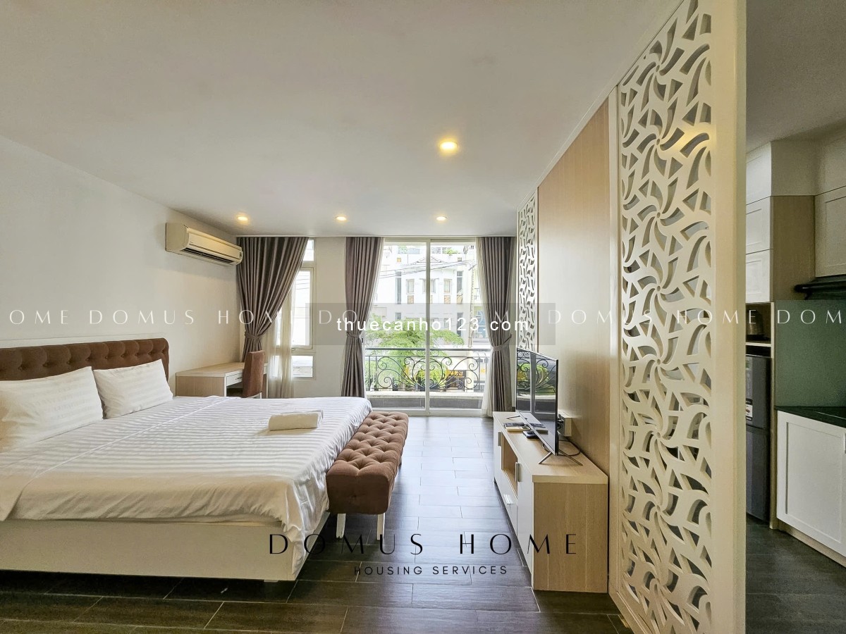Căn hộ full nội thất Studio cửa sổ trời giáp Q4 , Q1 tại khu vực Quận 7