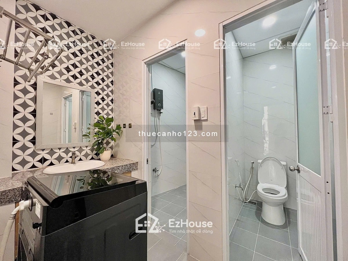 Căn hộ full nội thất – Cửa sổ thoáng sáng – Máy giặt riêng – Ngay CV Hoàng Văn Thụ – Trung tâm QTB