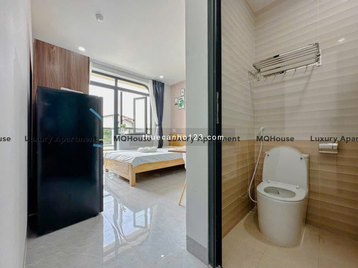 Cho thuê CHDV siêu sang xịn mịn 40m², full nội thất, ban công – đường Nguyễn Văn Đậu, Q. Bình Thạnh