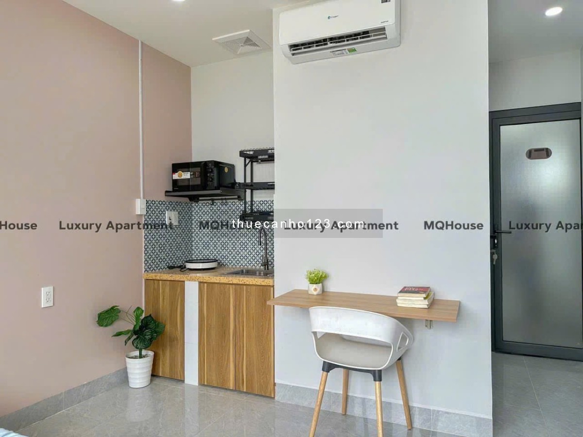 Cho thuê CHDV siêu sang xịn mịn 40m², full nội thất, ban công – đường Nguyễn Văn Đậu, Q. Bình Thạnh