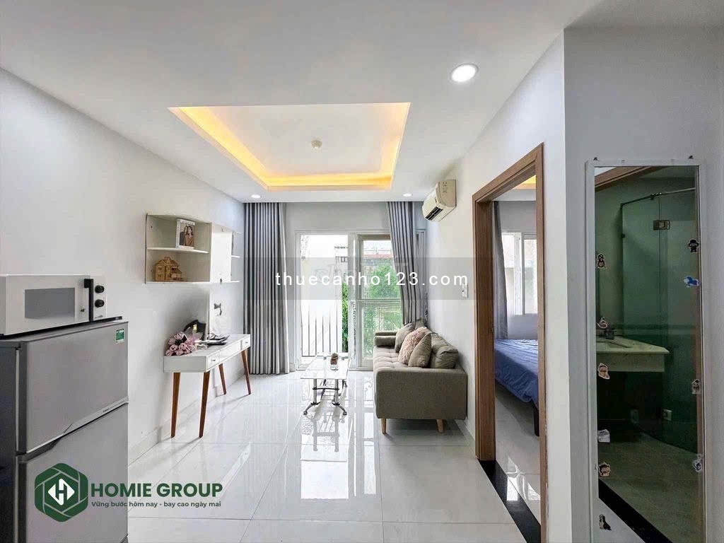 Khai Trương Hệ Thống Căn Hộ Studio/1PN Ban Công Full Nội Thất Mới 100% Ngay K300, Lotte Cộng Hoà