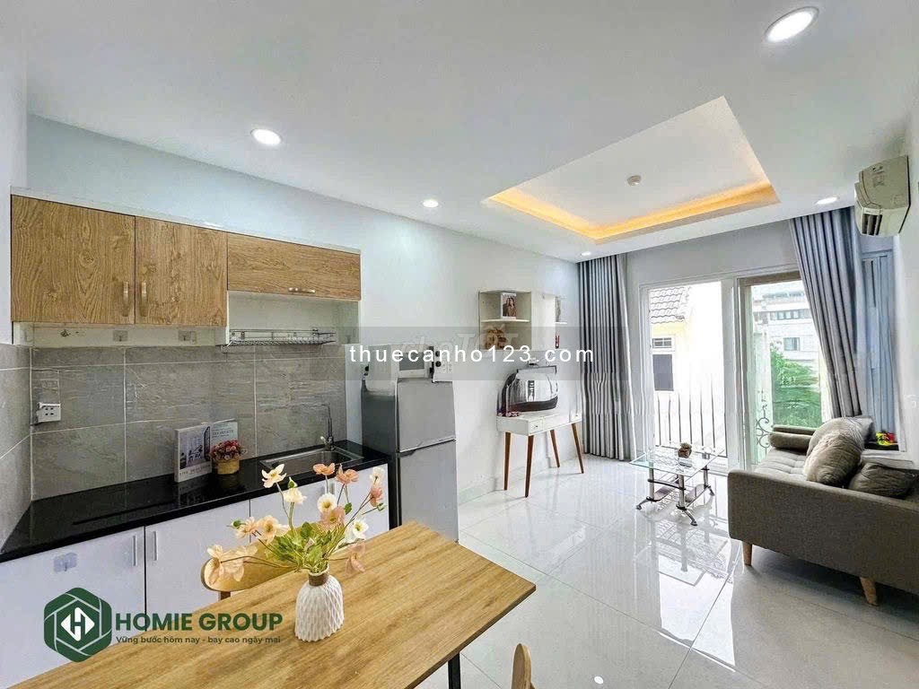 Khai Trương Hệ Thống Căn Hộ Studio/1PN Ban Công Full Nội Thất Mới 100% Ngay K300, Lotte Cộng Hoà