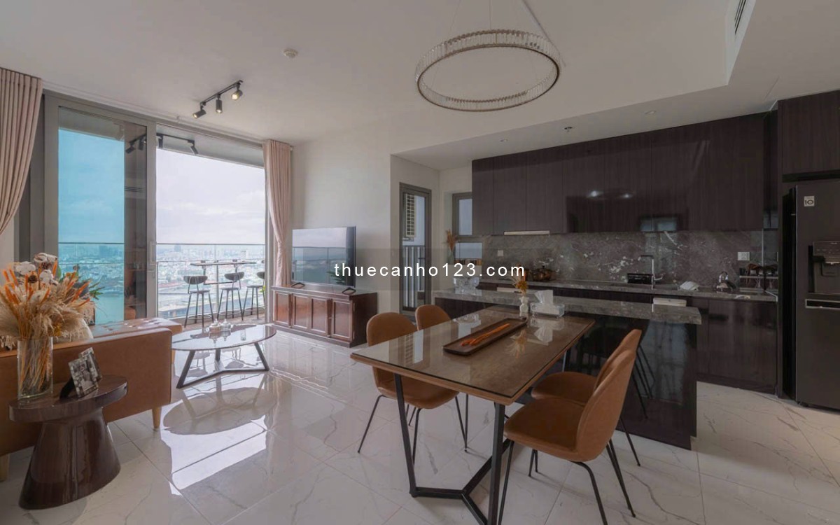 Cho thuê 2 phòng ngủ rộng tới 100m2, nội thất cao cấp, hiện đại, giá 2000USD. tại Empire City