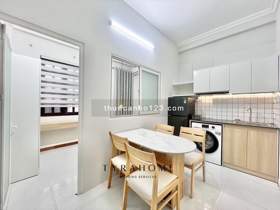 Khai Trương Căn Hộ 1PN Có Ban Công & Cửa Sổ – Full NT, Máy Giặt Riêng – Ngay Co.opmart Nguyễn Kiệm