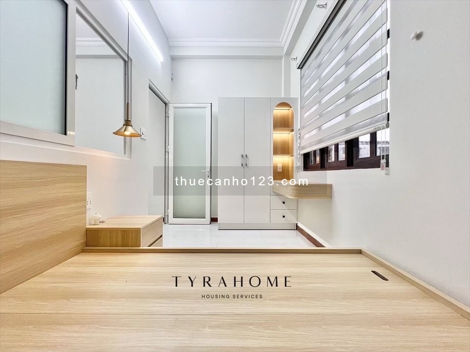 Khai Trương Căn Hộ 1PN Có Ban Công & Cửa Sổ – Full NT, Máy Giặt Riêng – Ngay Co.opmart Nguyễn Kiệm