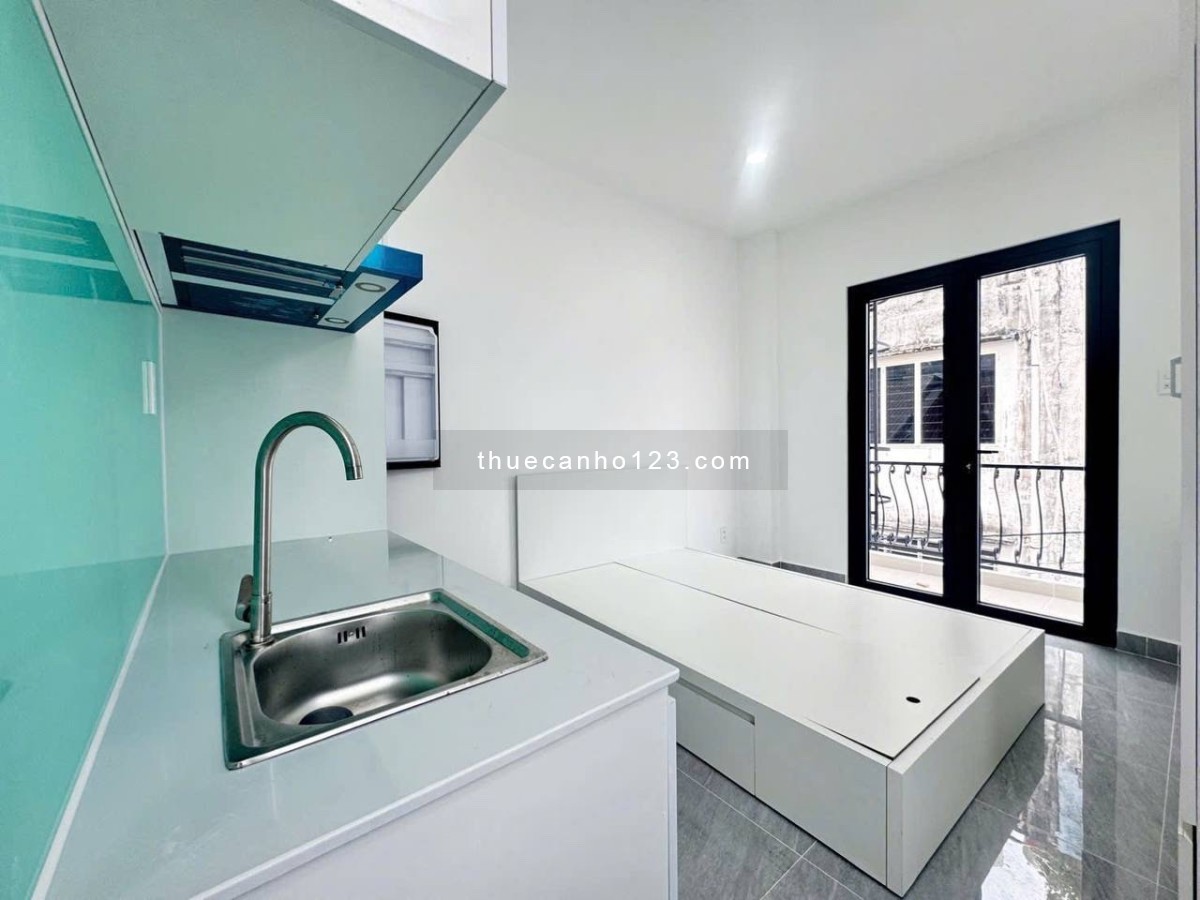 Khai trương căn hộ Studio Ban công Q1 gần chợ Thái Bình, vòng xoay Cống Quỳnh, Cinestar Quốc Thanh