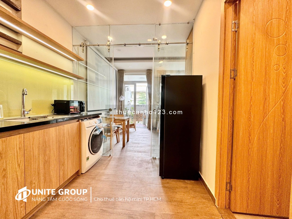 Cho thuê căn hộ 1PN/Studio có ban công, nội thất cao cấp – Gần sân bay Tân Sơn Nhất