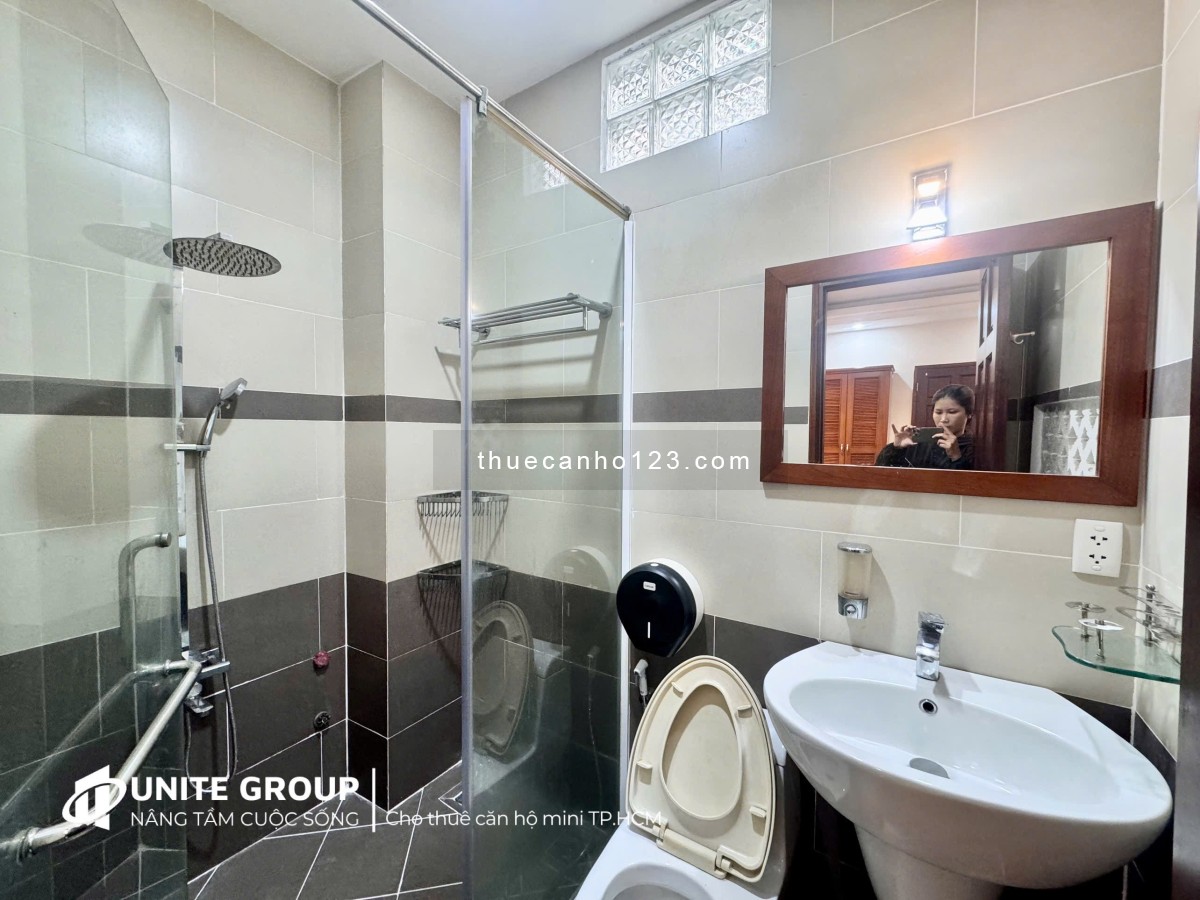 Cho thuê căn hộ 1PN/Studio có ban công, nội thất cao cấp – Gần sân bay Tân Sơn Nhất