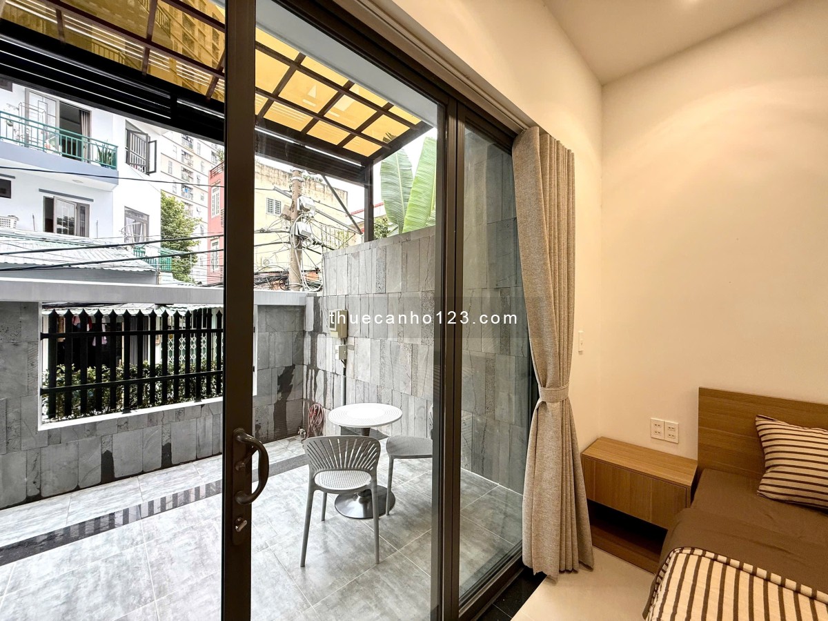 Căn hộ 1PN full nội thất – Cửa sổ trời – Ban công thoáng – Máy giặt riêng – Tân Bình