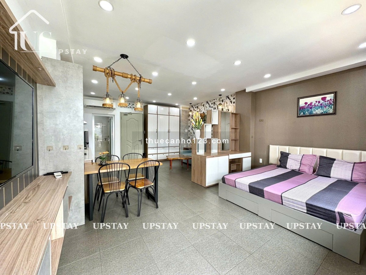 Căn hộ studio balcony tại Trần Quang Diệu gần cầu Lê Văn Sỹ _ Cầu Công Lý _ Bờ kè Trường Sa Quận 3